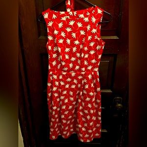 Red Anne Klein dress, sleeveless size 2